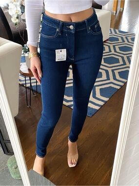 ZARA High-Rise Dark Blue Women’s Skinny Jeans 👖